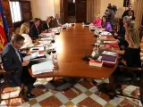 El pleno del Consell de este lunes que ha aprobado el anteproyecto de Presupuestos de la Generalitat para 2024.