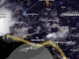 Zona tormenta tropical El Salvador