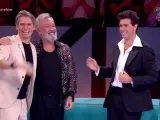 Carlos Baute, Rafa Sánchez y Alfred García, en 'Dúos increíbles'.