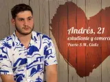Andrés, en 'First Dates'.