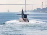 Un submarino de la clase Ohio llegó a la zona de responsabilidad del Mando Central de Estados Unidos.