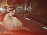 Un vídeo de los Mossos d'Esquadra dónde se ve al asno atado al coche.