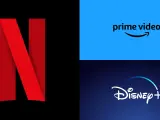 Netflix, Prime Video y Disney+