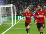 Garnacho y su gesto polémico en Champions League frente al Copenhague