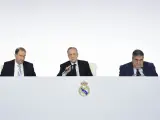 Florentino Pérez en la Asamblea General del Real Madrid.