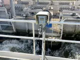Instalaciones de regeneración de agua en la depuradora del Llobregat.
