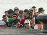 Migrantes, en Lanzarote.