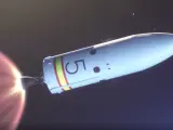 Recreación de cómo será el futuro cohete espacial español Miura 5.
