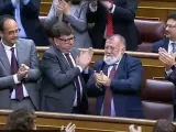 El diputado del PSOE por Teruel, Herminio Sancho, ha sufrido una agresión este jueves por la mañana mientras desayunaba en un bar cercano al Congreso de los Diputados junto a un grupo de cinco compañeros de partido.