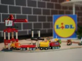 Tren de juguete de Lidl.