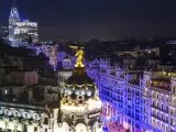 La contaminación lumínica es un efecto que perjudica a que se vean las estrellas en Madrid.