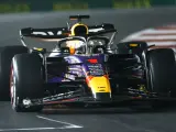Max Verstappen en la carrera del Gran Premio de Las Vegas.