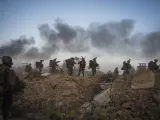 Soldados del Ejército israelí en Gaza