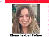 Cartel de búsqueda de Elena Isabel Peña.