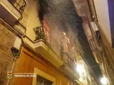 Incendio en Cádiz