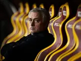 José Mourinho, en el banquillo de la Roma.