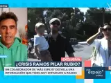 Alonso Caparrós comenta la relación de Sergio Ramos y Pilar Rubio.