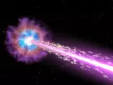 Representación del rayo cósmico Amaterasu.