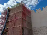 La empresa Jarquil es la encargada de la restauración de la torre sur de la Alcazaba de Almería.