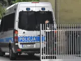 Imagen de archivo de un furgón de la Policía polaca.