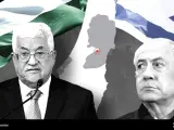 Mahmud Ab&aacute;s y Benjamin Netanyahu.