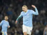 Erling Haaland, enfadado en el Manchester City 3-3 Tottenham
