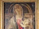 Imagen del cuadro de Sandro Botticelli 'Virgen con Niño', que ha sido recuperado tras décadas perdido.