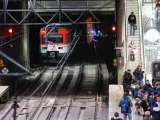 fotografo: Sergio García Carrasco [[[PREVISIONES 20M]]] tema: Atocha. Descarrilamiento de tren
