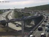 Tráfico en la M-40 de Madrid
