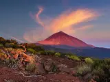 Volcán del Teide al amanecer.