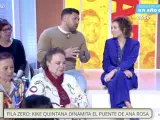 Kike Quintana con Ana Rosa Quintana después de llamar a Sonsoles Ónega 'enanita planetaria'