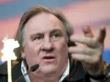 FILED - 19 February 2016, Berlin: French actor Gerard Depardieu attends a press conference during the 2016 Berlin International Film Festival. Depardieu is selling part of his art collection. Photo: picture alliance / dpa (Foto de ARCHIVO) 19/2/2016 ONLY FOR USE IN SPAIN
