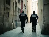 Agentes de Policía en Francia.