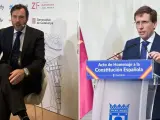 El ministro de Transportes y Movilidad Sostenible, Óscar Puente, y el alcalde de Madrid, José Luis Martínez-Almeida
