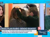 Laura Fa y Lorena Vázquez hablan sobre su conversación con Pilar Rubio.