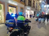 Patrulla de la Policía Local Sevilla el día del alumbrado
