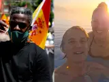 Bertrand Ndongo, Jesús Calleja y Jenni Hermoso.