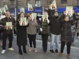 Un grupo de personas se ha concentrado este viernes a la puerta de los Juzgados de Valladolid para reclamar "justicia" para Esther López.