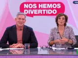 Boris Izaguirre y Adela González, este sábado en la tele.