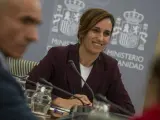 La ministra de Sanidad, Mónica García, durante el pleno extraordinario del Consejo Interterritorial del Sistema Nacional de Salud celebrado el jueves 7 de diciembre.