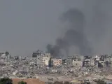 Bombardeos israelís en Gaza.