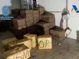 ANDALUCÍA.-Cádiz.-Sucesos.- Nueve detenidos al desmantelar en Rota una 'guardería' con 4.000 kilos de hachís