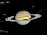 Imagen de Saturno publicada por la NASA