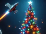 La NASA ha creado una animación de una nebulosa con estrellas jóvenes que se parece a un árbol de Navidad.