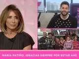 María Patiño, en su despedida de 'Socialité'.