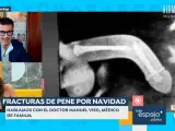 Lorena García charla con el doctor Viso en 'Espejo Público'.