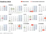 Calendario laboral 2024 de Galicia.