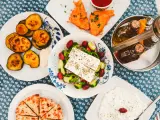 Aperitivos de comida griega