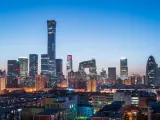 Vista panorámica de la ciudad de Pekín, capital de China.