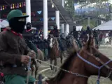 Desfile del Ejército Zapatista de Liberación Nacional en Chiapas, en 2019.